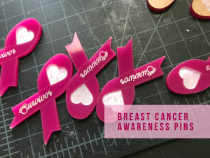 Breast Cancer Awareness Pins for October