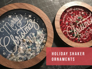 Simple Shaker Christmas Ornaments