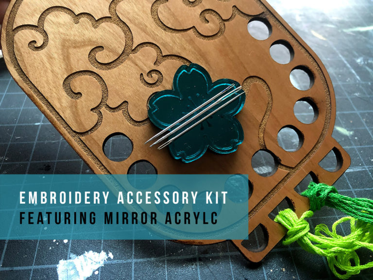 Read more about the article Embroidery Kit Using Mirror Acrylic