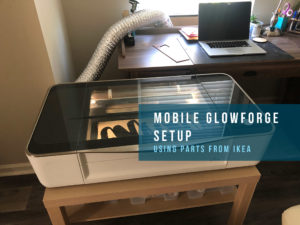 Read more about the article Glowforge Setup + Hose Shortening Collar