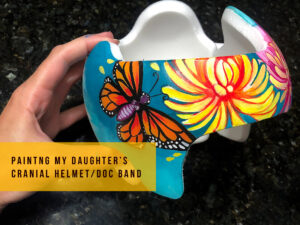 Read more about the article Painting my Daughter’s Cranial Helmet – Doc Band