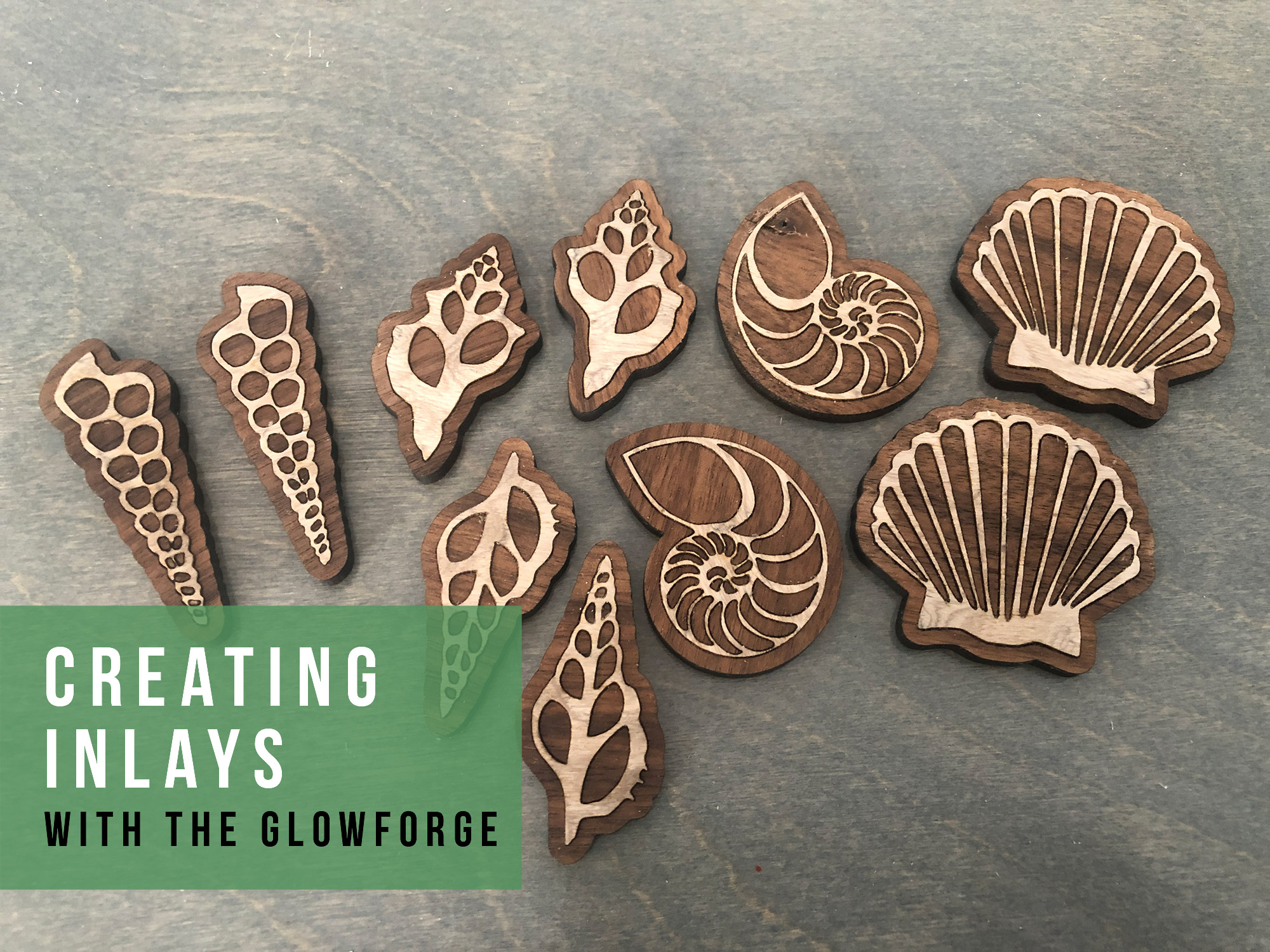 Creating Wood and Shell Inlays with the Glowforge Laser