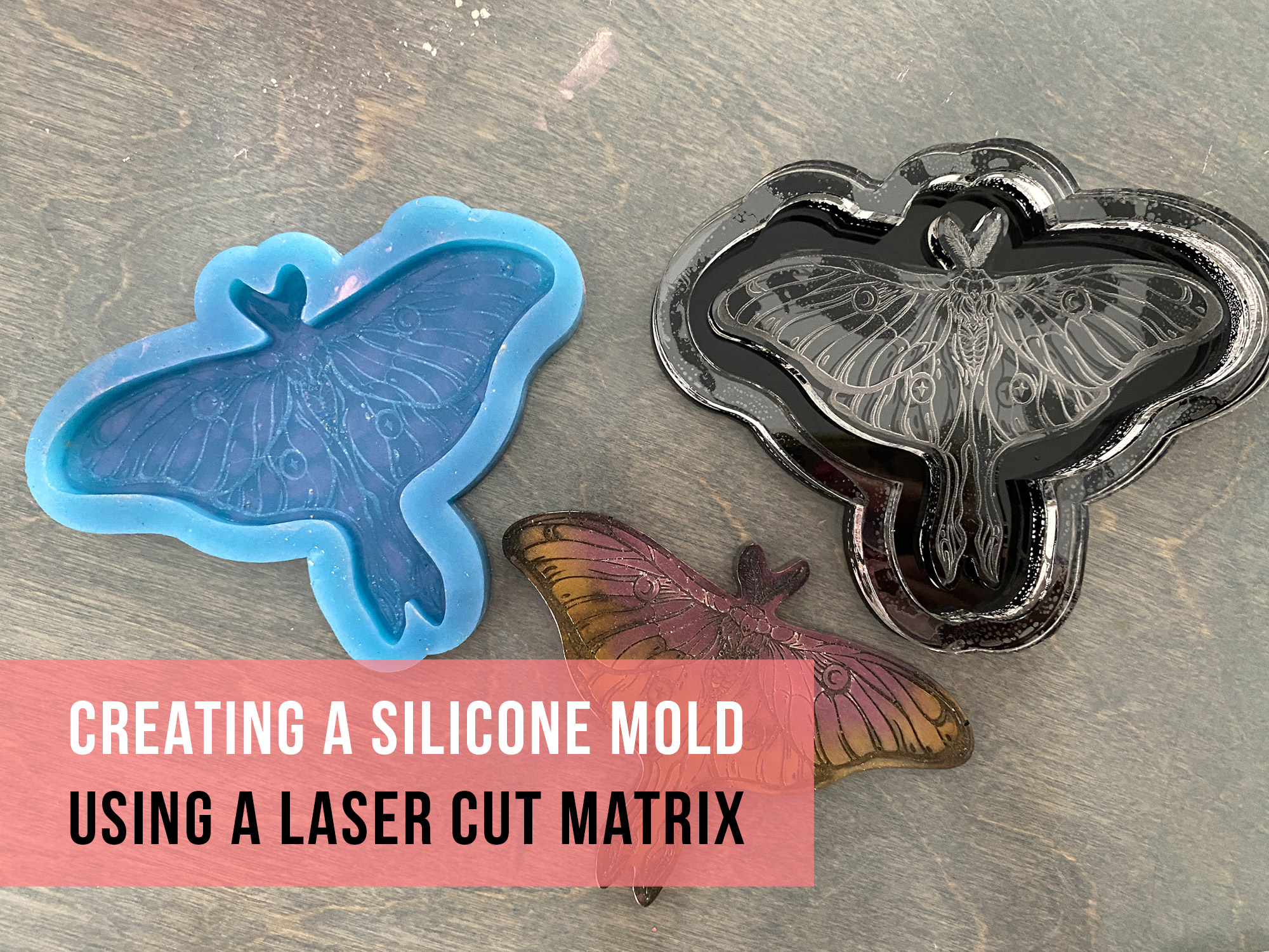 Create your own tutorial silicone molds for scrap 