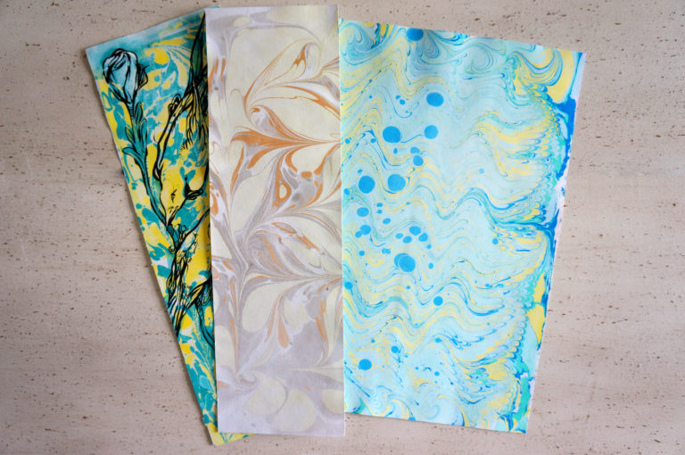 Paper Marbling Tutorial - Danielle Wethington