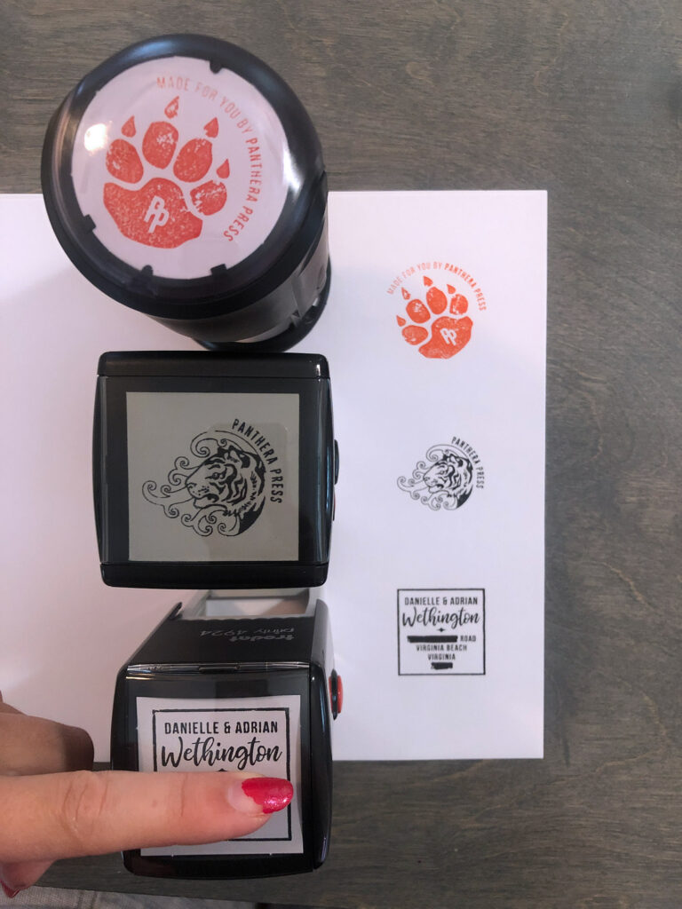 Create Your Own 1.5x1.5 Self Inking Rubber Stamp