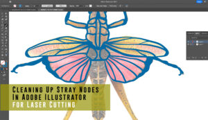 Read more about the article Cleaning Up Stray Nodes in Adobe Illustrator for Paper cut Insect Illustrations