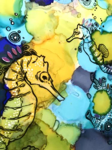 Neon Sea | Seahorses Detail