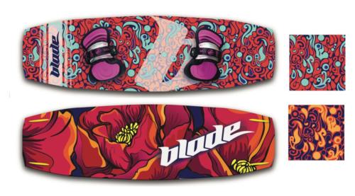 Floral Kiteboard Design