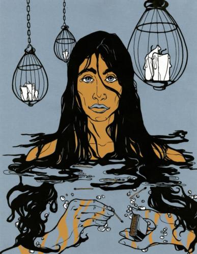 Water Woman Print